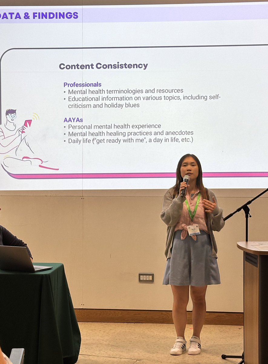 noviawonglw's tweet photo. Presented my work on Asian American mental health content on TikTok at #ISRII12! How do we make mental health information “fun” for young adults?

@ShannonRSmith4 for the great photos 📸 https://t.co/Urv6574ZIp