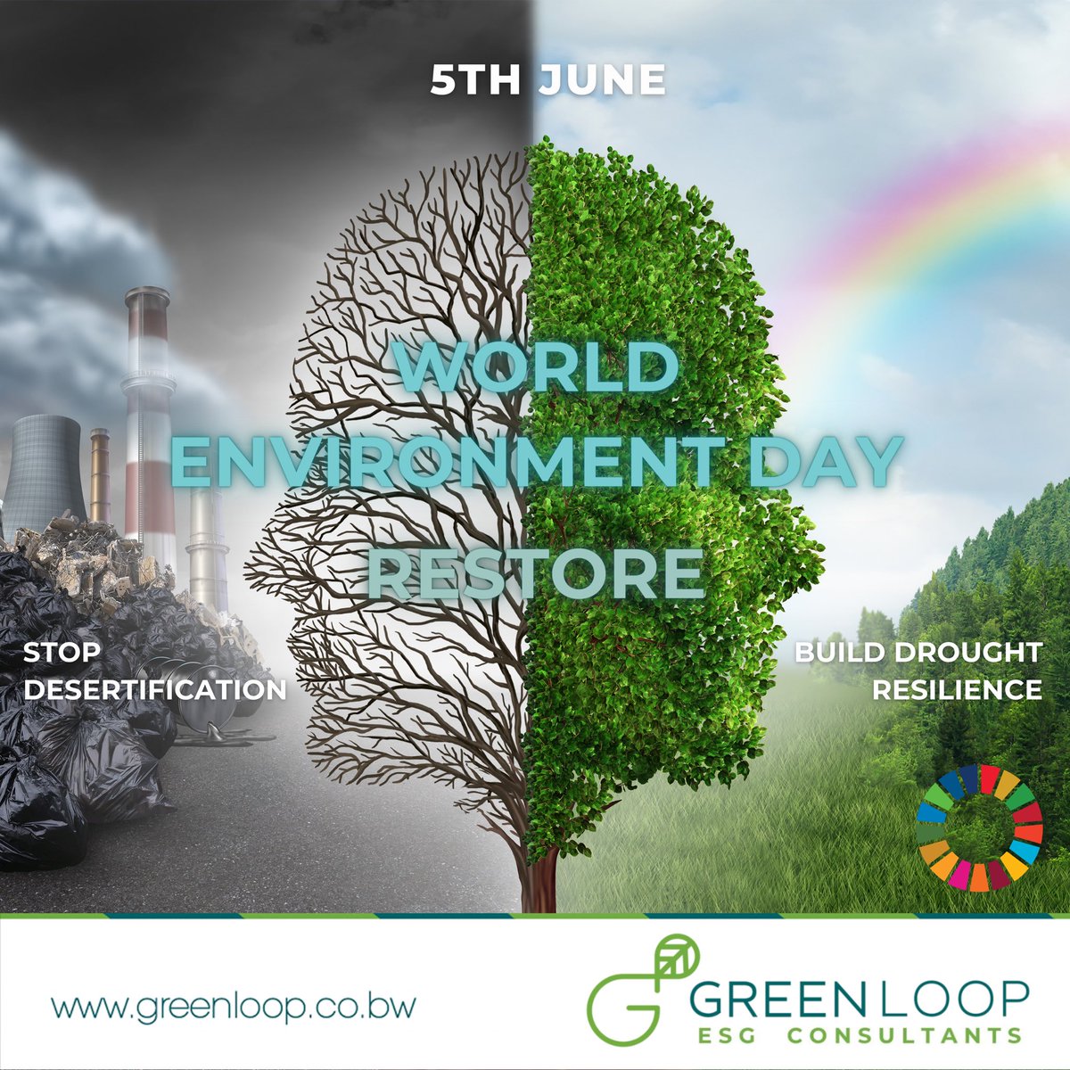 GreenLoopBW's tweet photo. 𝐖𝐨𝐫𝐥𝐝 𝐄𝐧𝐯𝐢𝐫𝐨𝐧𝐦𝐞𝐧𝐭 𝐃𝐚𝐲 𝟐𝟎𝟐𝟒♻️🌎

We believe it's not just about #GoingWildForLife today, but every day. 𝐒𝐮𝐬𝐭𝐚𝐢𝐧𝐚𝐛𝐢𝐥𝐢𝐭𝐲 𝐢𝐬𝐧'𝐭 𝐚 𝐭𝐫𝐞𝐧𝐝 𝐨𝐫 𝐚 𝐩𝐚𝐬𝐬𝐢𝐧𝐠 𝐟𝐚𝐝... 𝐢𝐭'𝐬 𝐚 𝐰𝐚𝐲 𝐨𝐟 𝐥𝐢𝐟𝐞.

#WorldEnvironmentDay #greenloopbw https://t.co/j602wm889J