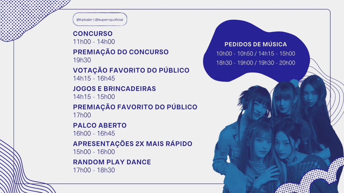 kplusbr's tweet photo. Cronograma do k-pop no @superXP_oficial tá na mão! 🕹️👾 https://t.co/Y68VNJMAw6