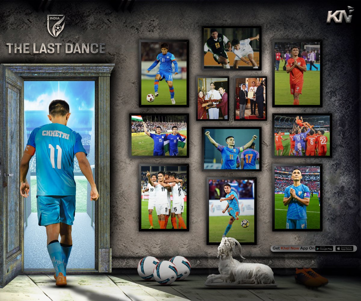 KhelNow's tweet photo. Tears may fall, but our hearts swell with pride 💙

One final roar for the captain, leader, legend 🏆

Sunil Chhetri 🔥

@chetrisunil11

#IndianFootball #sunilchhetri #captain #INDKUW #FIFAWorldCupQualifiers #OneLastDance #Chhetri #IgorStimac https://t.co/hFcaschH7p