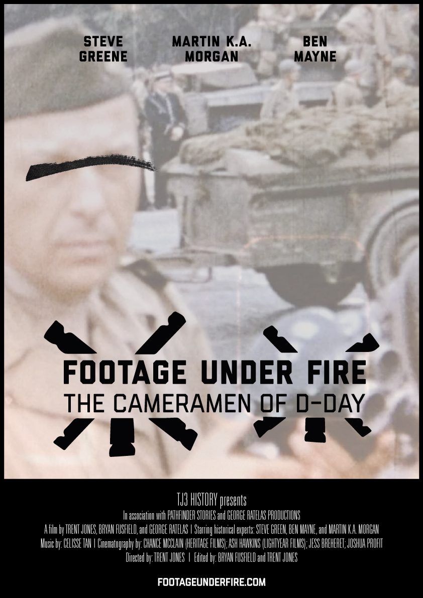 In one day, on the 80th anniversary of D-Day, the official trailer will be dropping for the first feature documentary from TJ3 Productions! Coming 2024. Proudly Introducing:
📷Footage Under Fire: The Cameramen of D-Day 📷