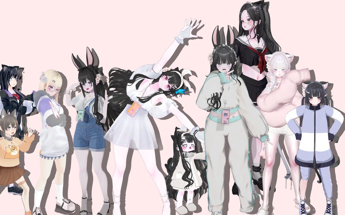 dh_rur3k's tweet photo. #Vrchat #AvatarHistory https://t.co/Sq9HwMvNIr