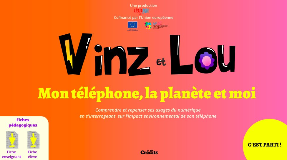 🌍📱 À l'occasion de la #Journéemondialedelenvironnement, découvrez "Mon téléphone, la planète et moi" de #VinzEtLou ! Sensibilisez les enfants (6-11 ans) à l'impact environnemental du numérique et apprenez les bonnes pratiques♻️👇
internetsanscrainte.fr/ressources/mon…