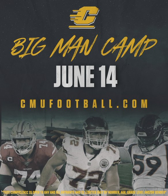 Pop quiz: 

Question #1: Who is the only team in the MAC to ever have the 1st overall pick in the NFL Draft?

Answer: Central Michigan

Question #2: What position did he play?

Answer: Offensive Line

#CampSzn #TrenchWarefare #FireUpChips 🔥⬆️