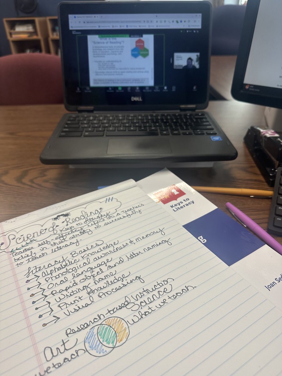 🥳Here we go!! 😎 
My 🔑 Keys to Literacy 📚live summer training is underway!

#lifelonglearning #teacherselfefficacy #scienceofreading #lifeofanelementaryprincipal #pathtolicenserenewal