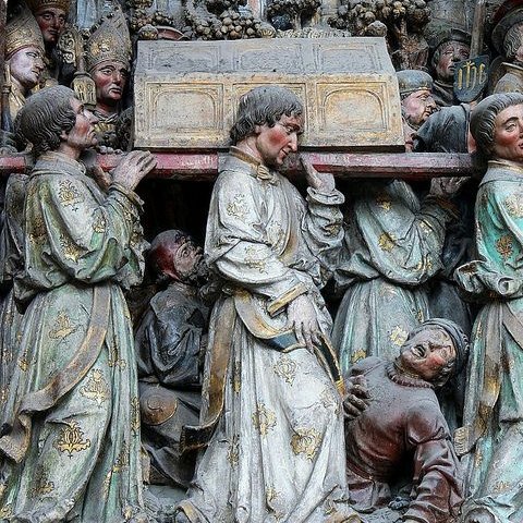 AraceliRego's tweet photo. Relieves policromados de San Firmino - Catedral de Amiens (Francia) #relieves https://t.co/B8aw1us38d