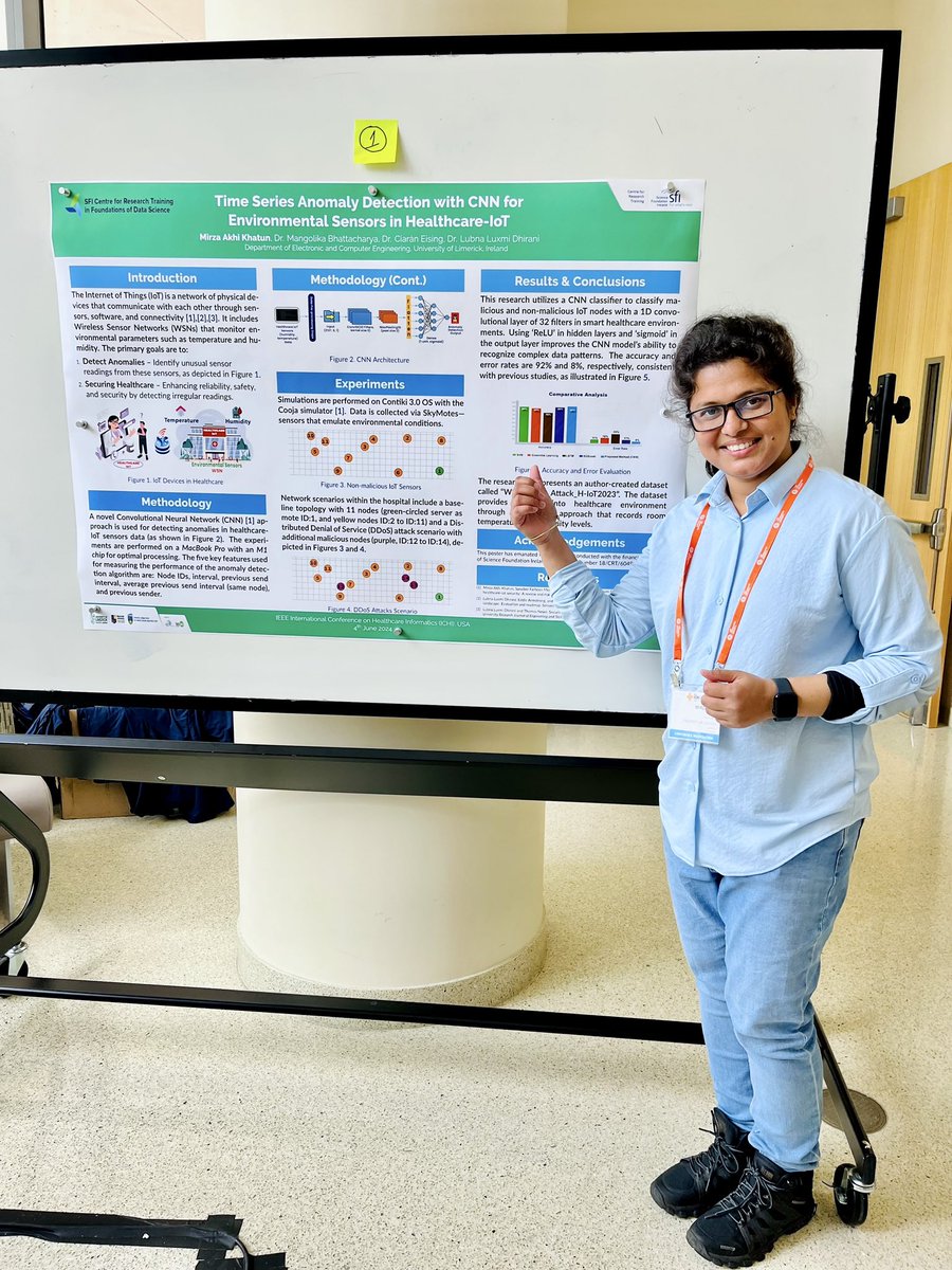 info_akhi's tweet photo. I am thrilled to share that my poster has been shortlisted among the top 8 at the ICHI conference! This recognition is an incredible honor and a testament to the hard work and support from my supervisors, Dr. Ciarán Eising and Dr. Lubna Luxmi Dhirani. 

#ICHI2024 #US https://t.co/QlhxNnI52r