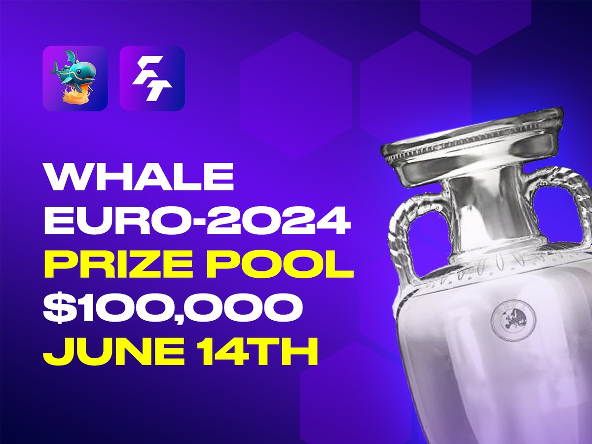 🏆$100,000 Guarantee for <a href="/FantasyFanton/">Fanton Fantasy Football</a> WHALE EURO-2024 Tournament

Registration for the 1st Round will begin on June 5-6th. Read the FULL EVENT RULES:
telegra.ph/WHALE-EURO-202…

#TON #football #fantasyfootball #fanton #airdrop #airdrops #NFT #FTON #altseason #listing