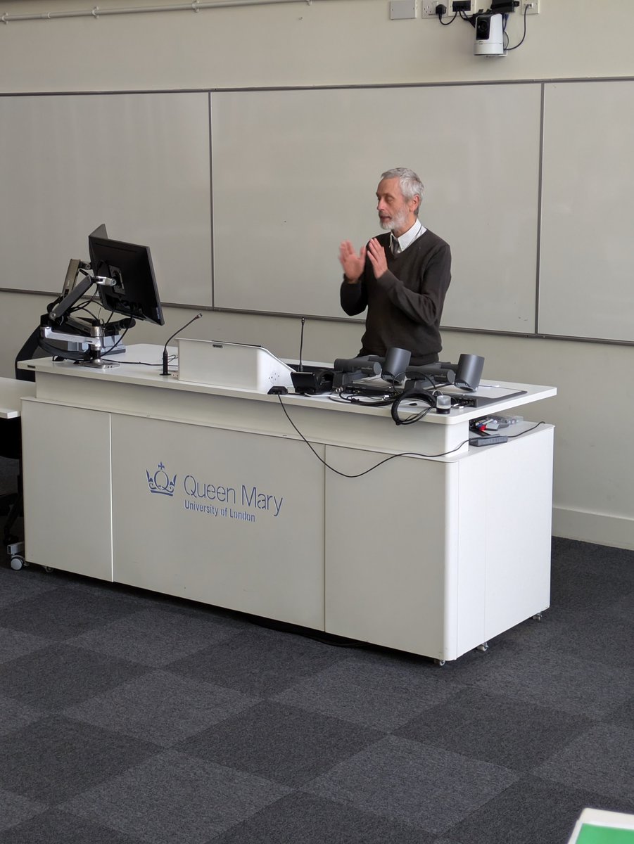 Dr Steven Buckingham delivering his fascinating talk on the pedagogy of using #Mentimeter.
 #TELtcop