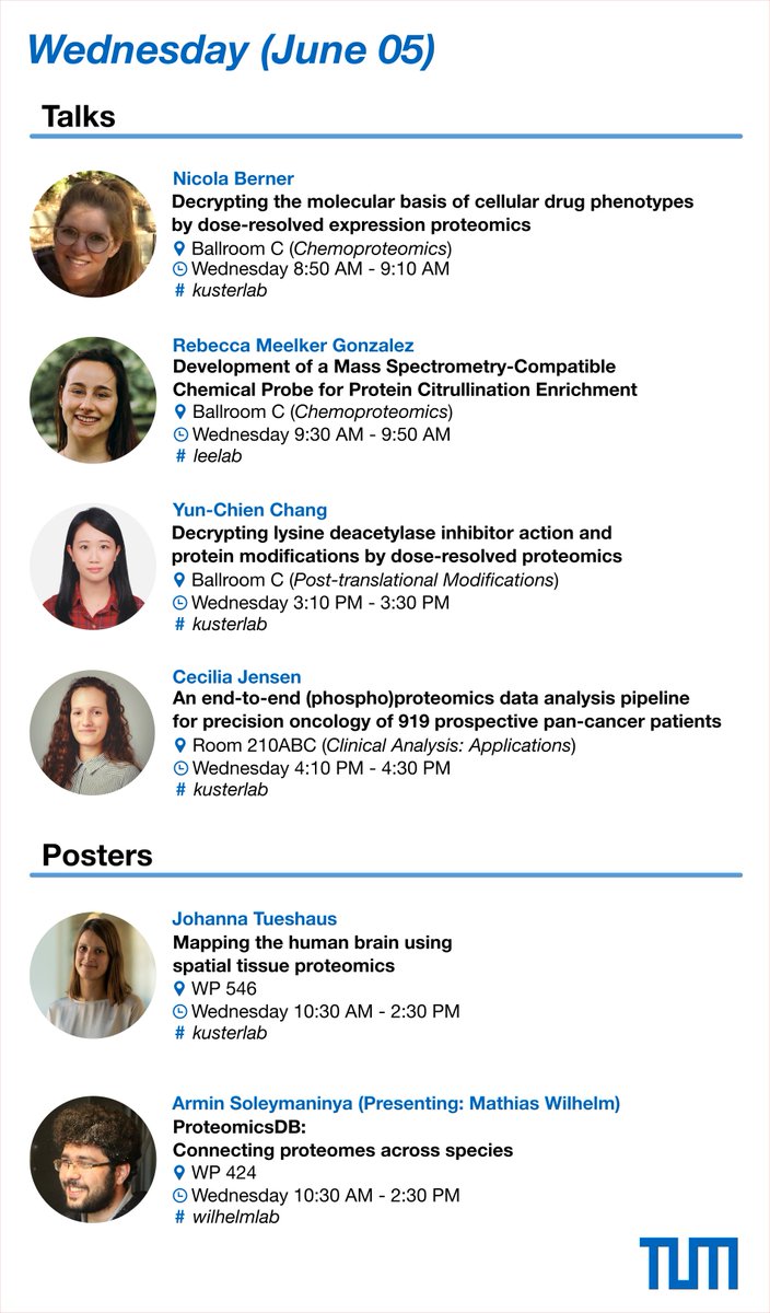 kusterlab (Inactive) (@kusterlab) on Twitter photo It's Wednesday at #ASMS2024 and we are going #kusterscale!
In the morning, you can check out the talks of Nicola and Rebecca (from <a href="/msleemslab/">MS Lee Lab</a>), in the afternoon Yun and Cecilia will show you their latest results.
All day, you can visit the posters of Johanna and Armin.
See you! It's Wednesday at #ASMS2024 and we are going #kusterscale!
In the morning, you can check out the talks of Nicola and Rebecca (from <a href="/msleemslab/">MS Lee Lab</a>), in the afternoon Yun and Cecilia will show you their latest results.
All day, you can visit the posters of Johanna and Armin.
See you!