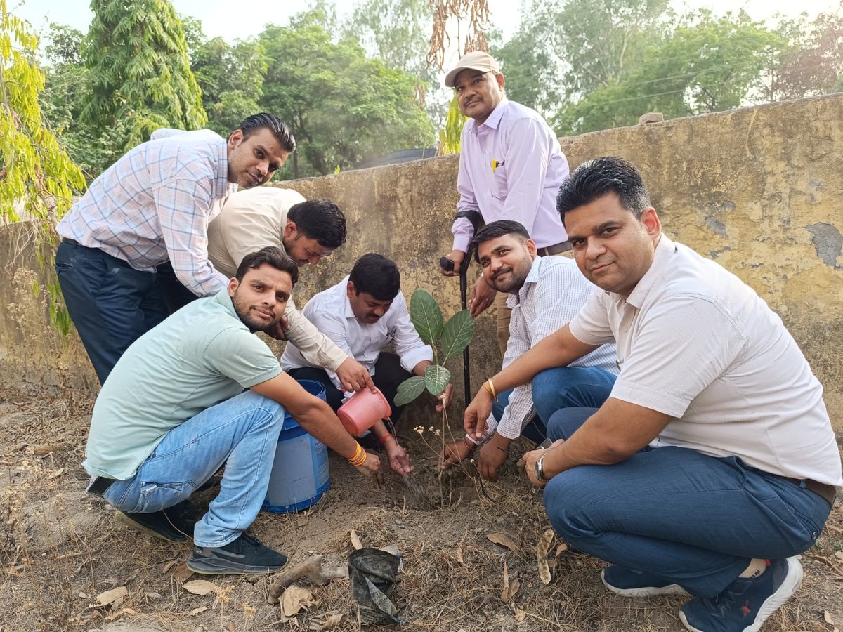 #विश्वपर्यावरणदिवस के अवसर पर बीएसए श्री संजीव कुमार समस्त स्टाफ सहित परिसर में पौधा रोपण, संरक्षण शपथ, विभाग को आवंटित लक्ष्य पूर्ति, विधालयो में पर्यावरण क्लब के माध्यम से बच्चों में जागरूकता  के प्रसार हेतु कृत संकल्पित हुए | 
<a href="/RampurDm/">DM Rampur</a>
<a href="/CdoRampur/">CDO RAMPUR</a>