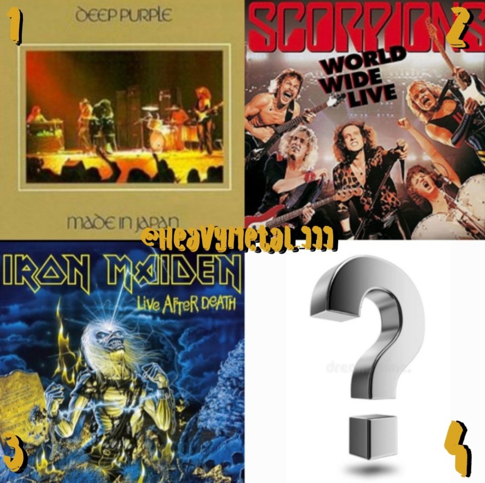 HeavyMetal_999's tweet photo. My TOP 3 live albums!!
What album would you include?🤔 https://t.co/NsskjHFuFD
