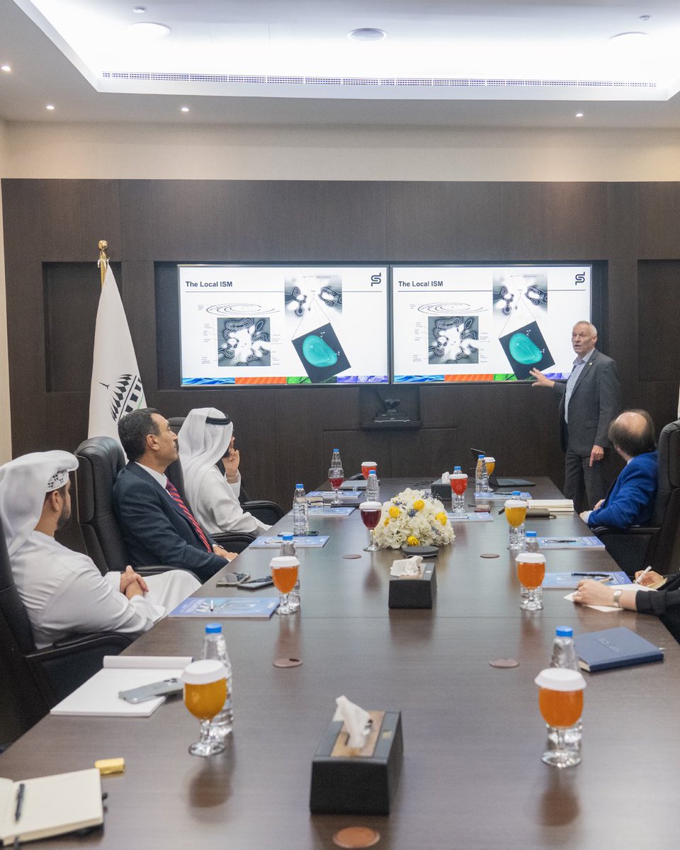 SSAH_ae's tweet photo. بهدف التعاون الدولي مع وكالات الفضاء والفلك، استقبلت الأكاديمية أ. د. مارتن بارستو - عضو مجلس أمناء جامعة الشارقة

To discuss areas of international cooperation with astronomy and space agencies, SAASST welcomed Prof. Martin Barstow, Member of the Board of Trustees at the (UoS) https://t.co/YHPLEX2jdT