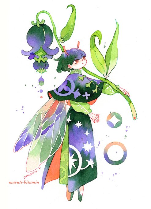 「full body watercolor (medium)」 illustration images(Latest)