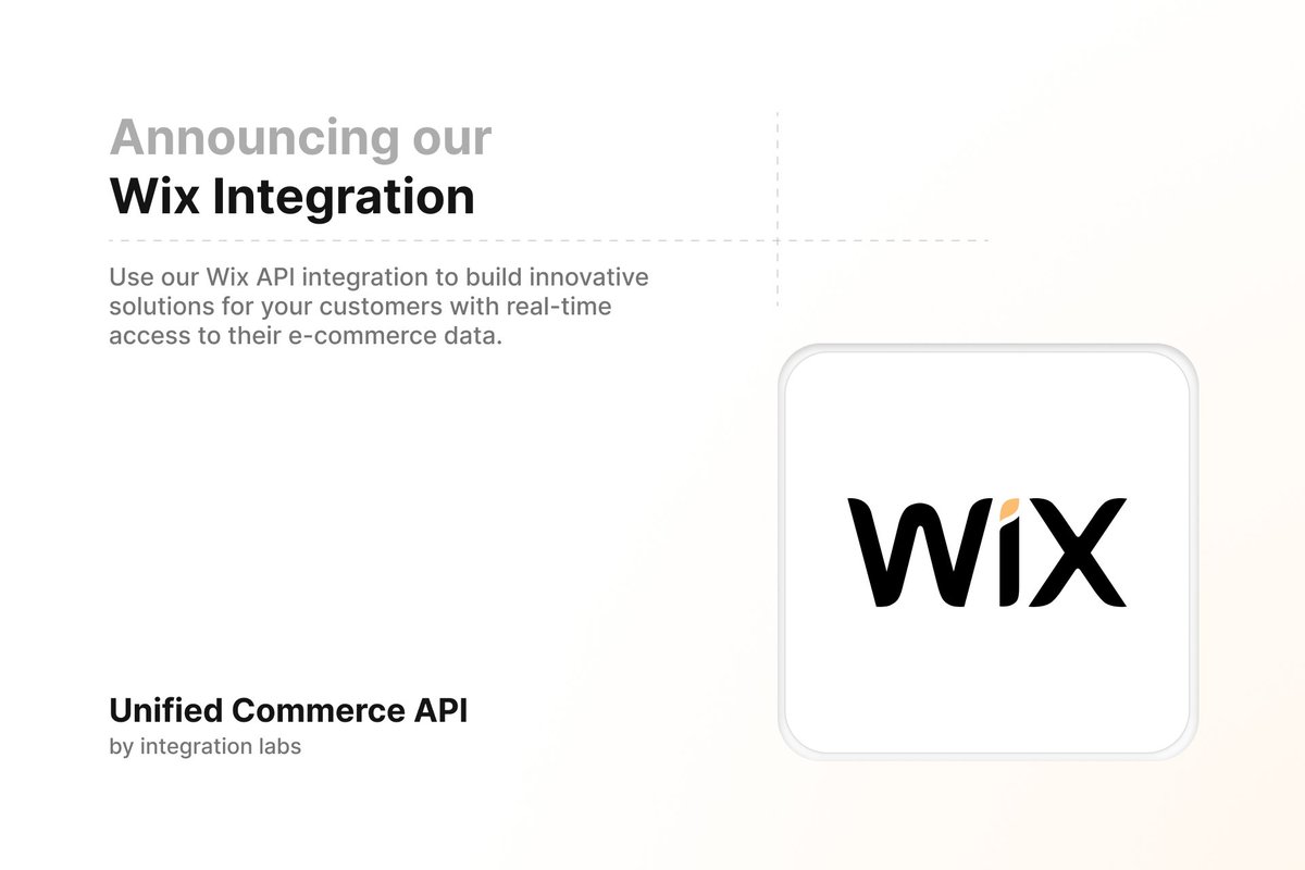 RootFiAPI's tweet photo. Exciting news! Our Wix Integration is live! 🎉

Easily access product, order, and customer data from Wix accounts. More updates and integrations coming soon! #Wix #Integration #Ecommerce https://t.co/34Rm1GHucH