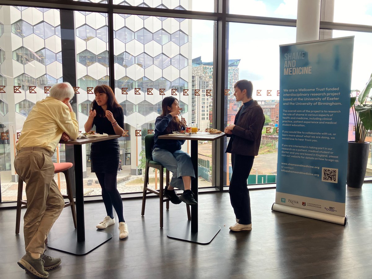 Shame&Medicine (@shame_medicine) on Twitter photo A wonderful morning of brilliant talks at 'Researching Shame', thank you to our speakers so far <a href="/WillBynumMD/">Will Bynum</a> , Nicolay Gausel and Robert Walker
<a href="/UniofExeter/">University of Exeter</a> <a href="/unibirmingham/">Uni of Birmingham</a> <a href="/wellcometrust/">Wellcome</a> @wcceh A wonderful morning of brilliant talks at 'Researching Shame', thank you to our speakers so far <a href="/WillBynumMD/">Will Bynum</a> , Nicolay Gausel and Robert Walker
<a href="/UniofExeter/">University of Exeter</a> <a href="/unibirmingham/">Uni of Birmingham</a> <a href="/wellcometrust/">Wellcome</a> @wcceh