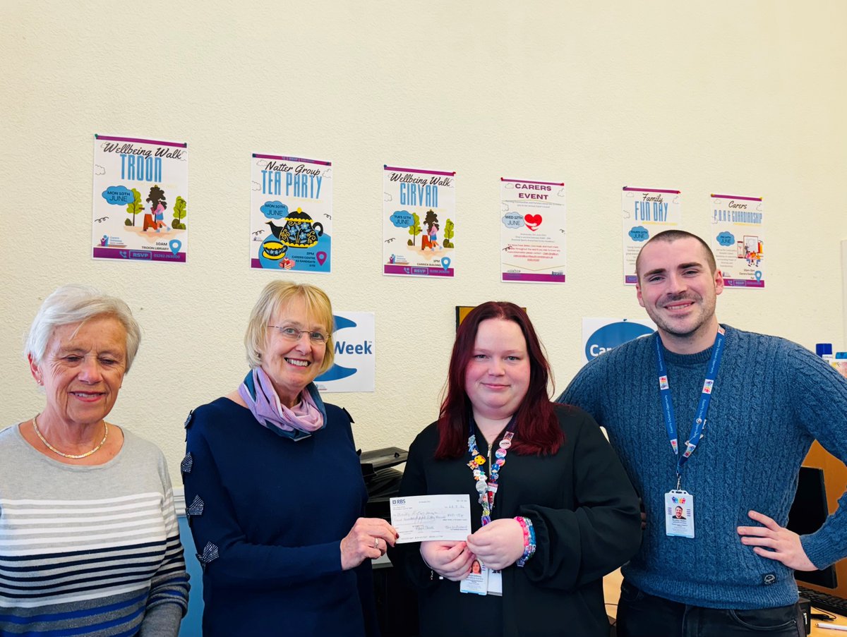 SAcarerscentre's tweet photo. We would like to say a huge thank you to Inner Wheel Club of Ayr for their generous donation of £450 to our Young Carers.

This funding will be used during the summer holiday for a day trip to Culzean Castle and Country park for young carers and their families 🙂 https://t.co/Q2e2MshwZ1