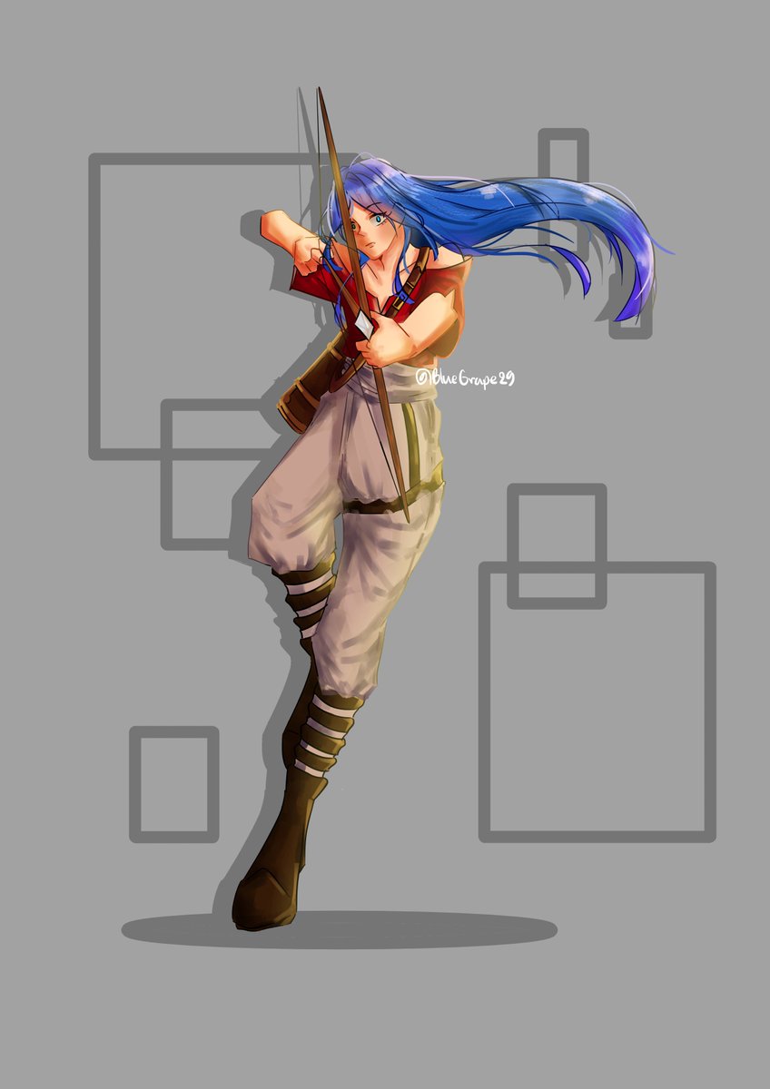 BlueGrape29's tweet photo. Design charactor for DnD
Class: Ranger🏹🏹
#dnd https://t.co/r6ExY3Xrt5