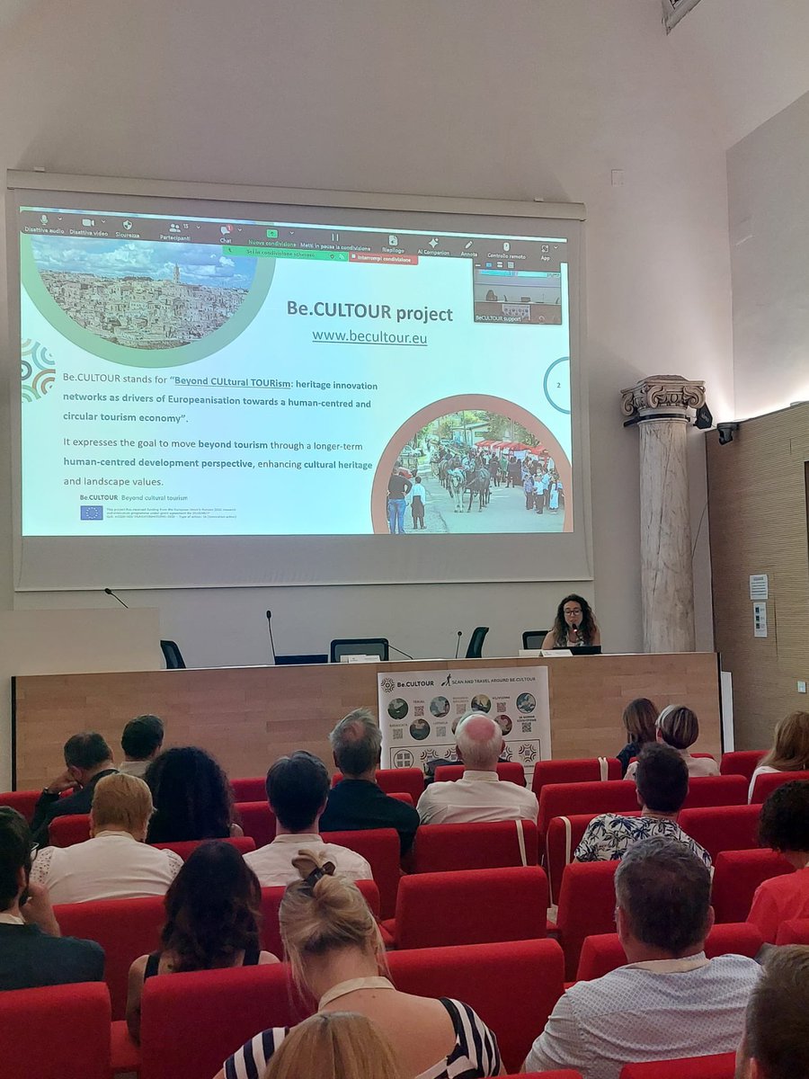 🌍♻️ Be.CULTOUR coordinator is presenting how Be.CULTOUR has been supporting local communities in enhancing circular cultural tourism.

youtube.com/live/ntm7Rtyfu…