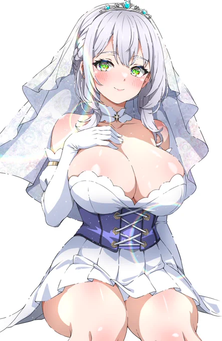 ノエル団長(ミニウエディングドレス)#ノエラート #白銀ノエル #ホロライブ 