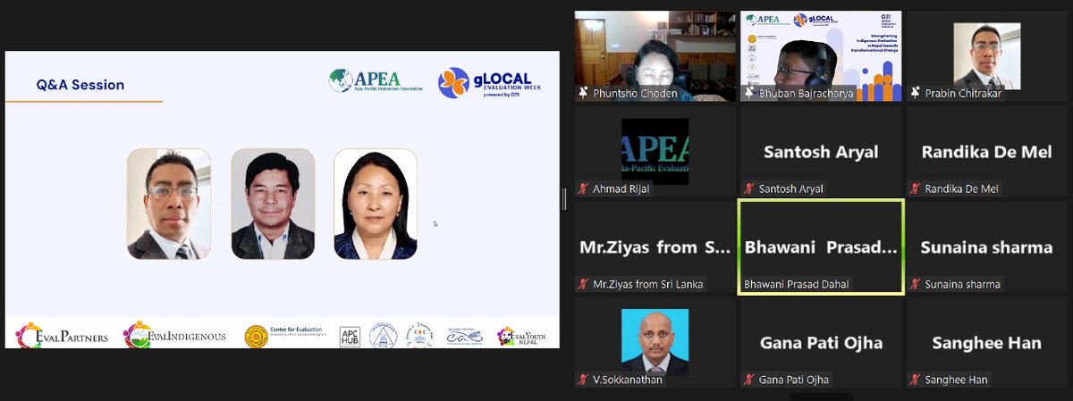 Asia Pacific Evaluation Association tweet media