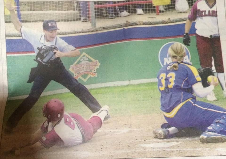 KWraez8's tweet image. Did we even have an obstruction or interference rule before? @jen_schro you played a few years after me, your thoughts?