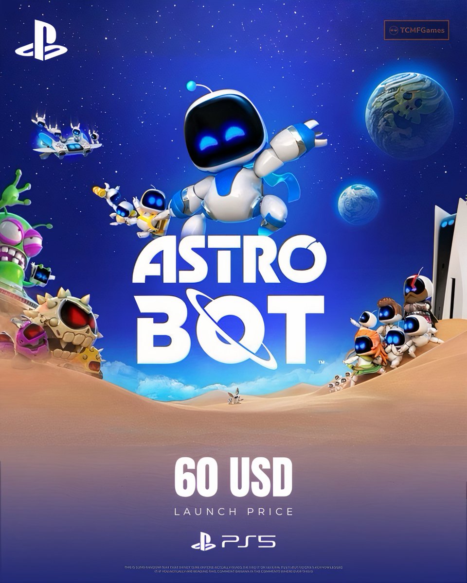 TCMF2's tweet image. Astro Bot PS5 launch price 
⠀ ⠀ ⠀ ⠀ ⠀ ⠀ ⠀ ⠀ ⠀ ⠀  ⠀ ⠀ ⠀ ⠀ ⠀ ⠀ ⠀ ⠀ ⠀ ⠀  
It seems the launch price of the game has leaked with a Japanese listing of the game 
⠀ ⠀ ⠀ ⠀ ⠀ ⠀ ⠀ ⠀ ⠀ ⠀  ⠀ ⠀ ⠀ ⠀ ⠀ ⠀ ⠀ ⠀ ⠀ ⠀  
The Japanese listing of the game has it…