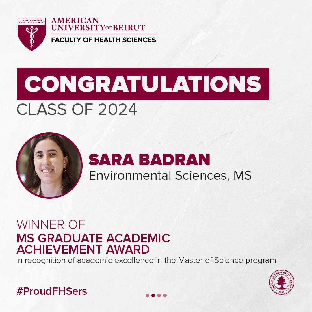 FHS_AUB's tweet photo. Congratulations! #FHS #graduate awardees!💐

These awards were granted for academic excellence and commitment to the community.

Know more 👉https://t.co/RXoj4IWGbs
Watch here👉https://t.co/aH9ER99S6k

#ProudFHSers #FHSAwards #AUB #FHSers #HealthProfessions #publichealth https://t.co/uz8QHVQTLS