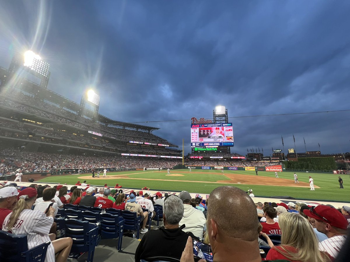MNFlagshipStore's tweet photo. For a chance to win (2) Tickets for the @Phillies game TODAY at 4:05PM against the @Brewers in these seats follow the easy steps below:

1. Like this Tweet
2. Follow @MNFlagshipStore
3. RETWEET this Tweet

*One Winner will be randomly selected at 12PM EST. https://t.co/8caNuD9XCa