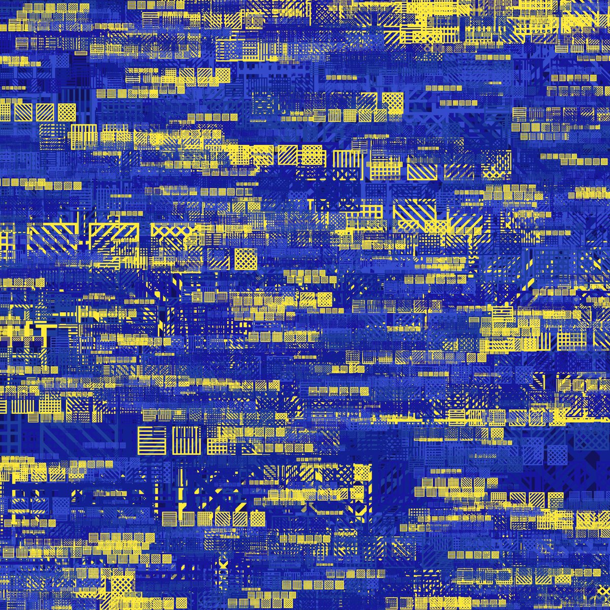 dotconatus's tweet photo. #minacoding day5 "many" 
▤▥▦▧▨▩
#p5js #genart https://t.co/oK2d1eVDG3