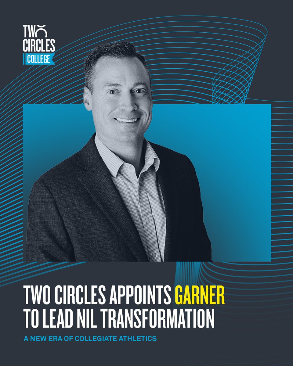 TwoCircles's tweet photo. 🚀 Two Circles launches Collegiate vertical to professionalize &amp; transform NIL.
 
🌎 Led by NIL expert Nick Garner, the offer will help student-athletes capitalize on their marketing rights, while providing universities with a robust support framework. 

https://t.co/f6GCbLoWaR https://t.co/9bKoXO6iac