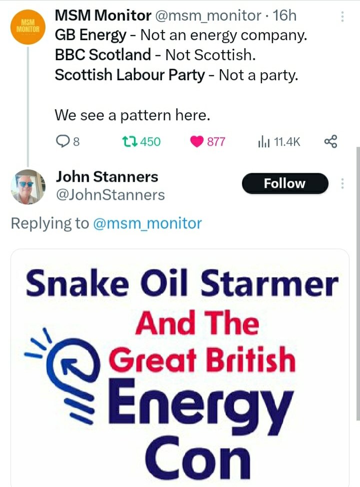 JamesAmcvean's tweet photo. @blairmcdougall Sunak lied
Starmer lied
Sarwar lies...
It is what unionists do.
#IndependenceisNormal #clownshowunion #brexittogether #VoteLabourGetTory https://t.co/F3EhAqbTEK