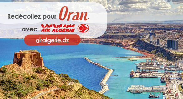 Les vols à destination d'#Oran reprennent à compter du mercredi 19 juin ✈️
<a href="/AirAlgerie_AH/">Air Algérie</a>