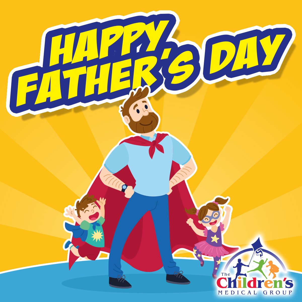 CMG4Kids's tweet photo. Happy #FathersDay to All the Super Dads &amp; Dad Figures Out There! You make the world a brighter place for your little ones. Whether you're teaching them how to ride a bike, reading bedtime stories, or simply being there with a big bear hug, your love &amp; support mean everything. https://t.co/VjPclvSoQa