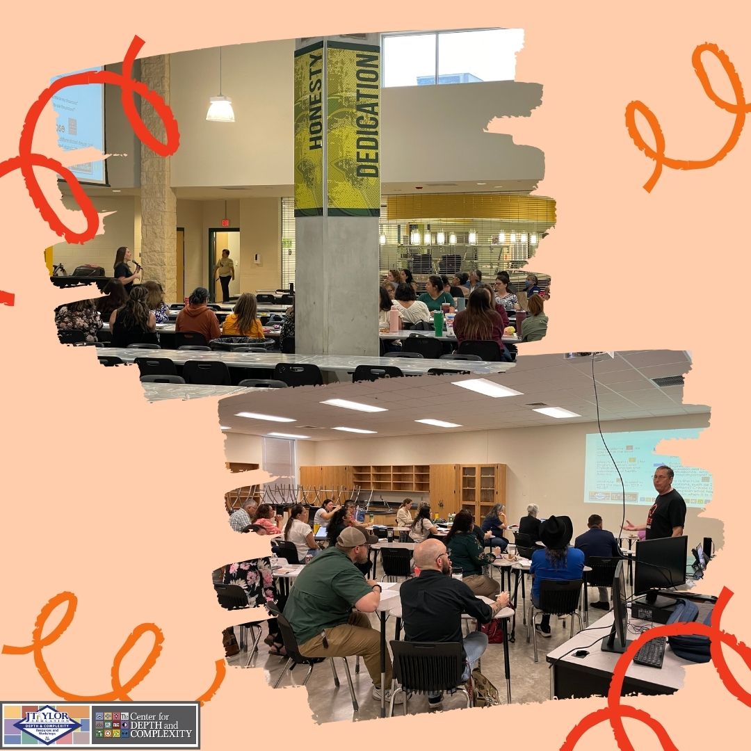 Southwest ISD hosted a fun-filled day of Depth and Complexity learning. There were sessions on questioning, DC Framework integration, STEM, ELAR, student-led learning, culturally relevant learning experiences, and graphic organizers. We can't wait to see these teachers in action!