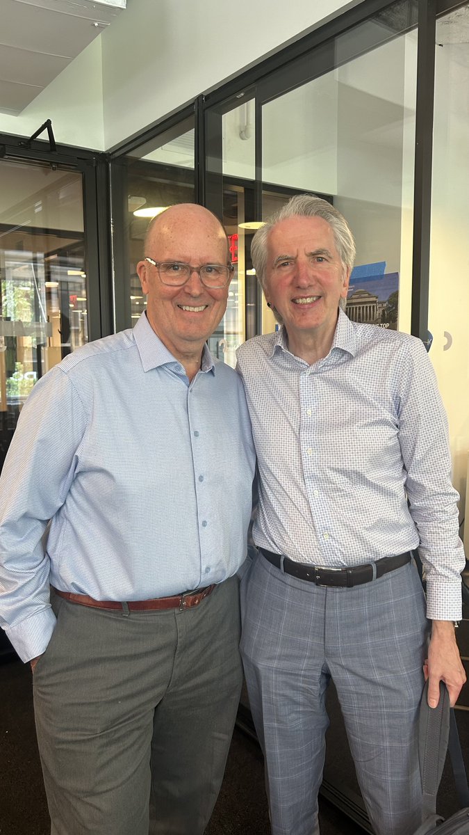 newbelfast's tweet photo. With Belfast Ambassador and #NYNB Hon Chair @johnleemedia in his Rockefeller Center redoubt after an enjoyable and frank chat which will, by dint of his comms chops, emerge as an @IrishStewCast podcast. Always a pleasure to spend time in his company. #NYC https://t.co/nz913SKnYc