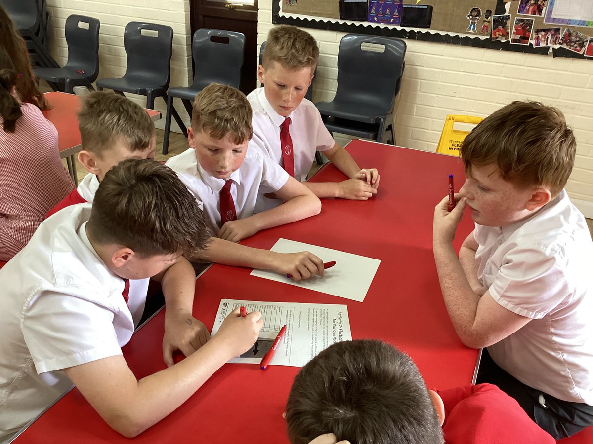 class6Aspull's tweet photo. We are creating our own political parties this afternoon and deciding on what our main priorities would be if we were in charge of running the country! #acpsbritishvalues #demcracy https://t.co/TNKHUHGC1N