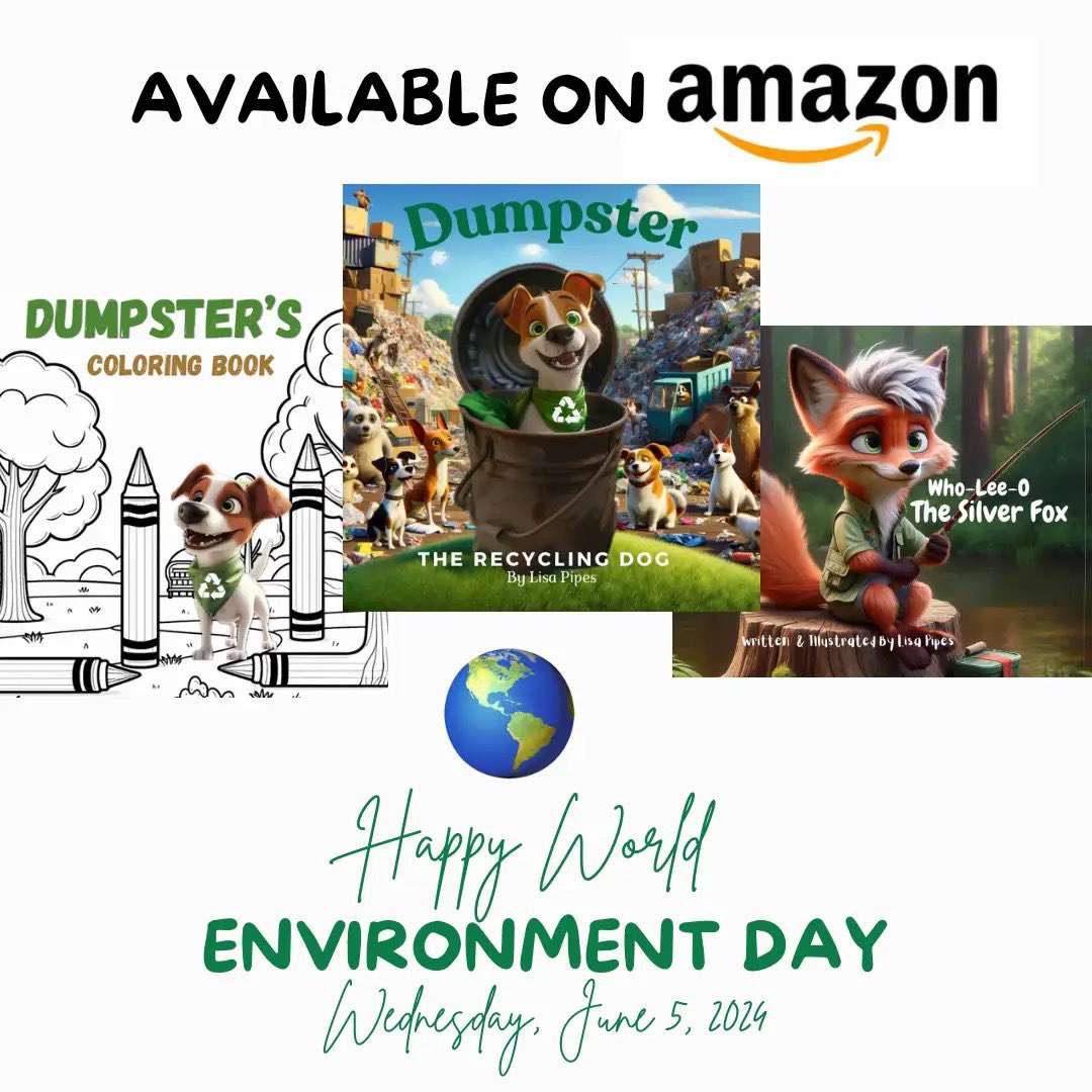 LisaMFarrar26's tweet photo. #WorldEnvironmentDay‌2024 #booksforchildren #storytime #selfpublished #bookrecommendations #booksoftwitter https://t.co/bZlD6qETbn