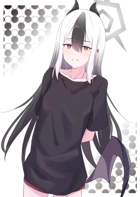 Tシャツ髪おろしカヨコ#ブルーアーカイブ 