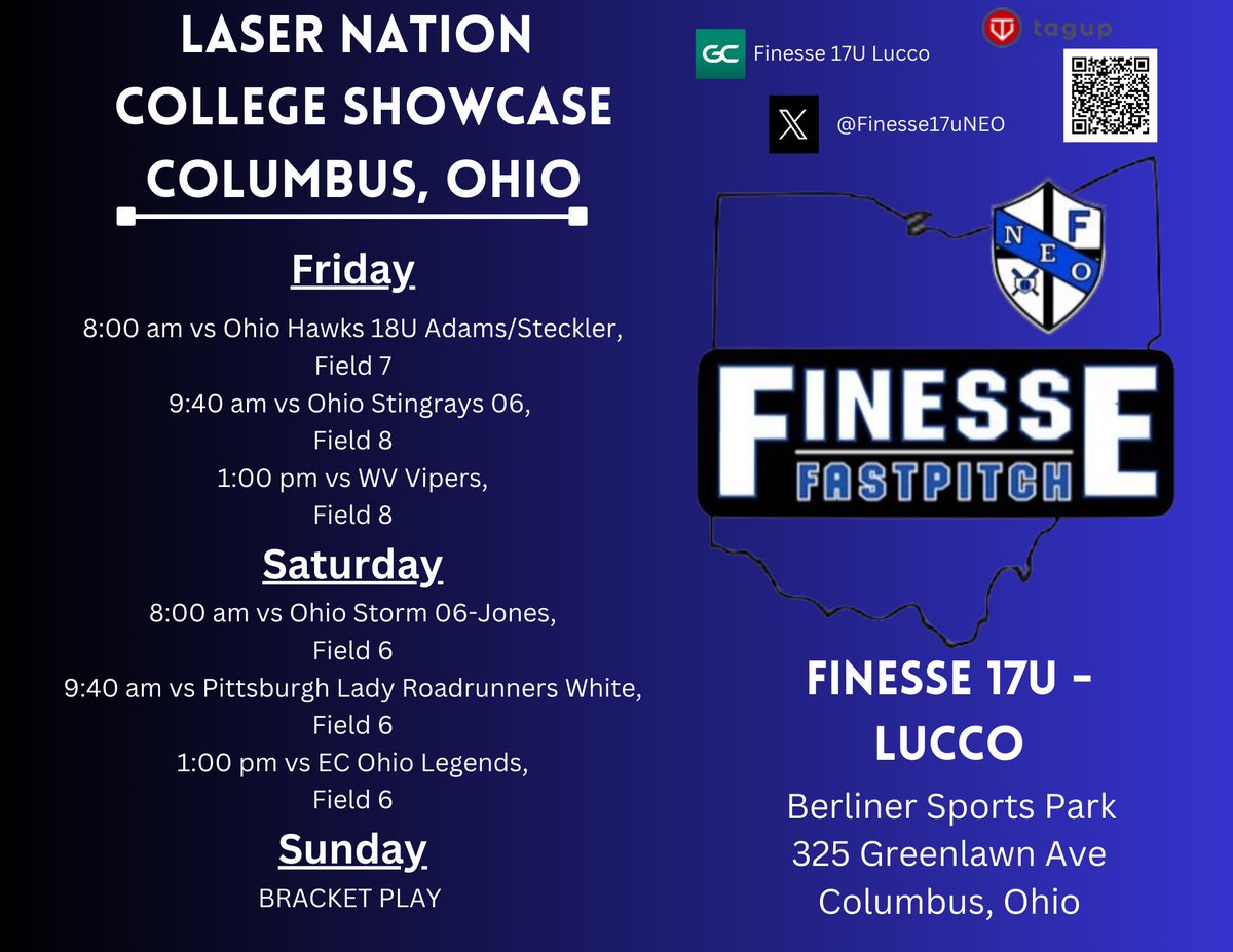 Our season is FINALLY here! Heading down to Laser’s Showcase this weekend in Columbus! Hope to see you there!