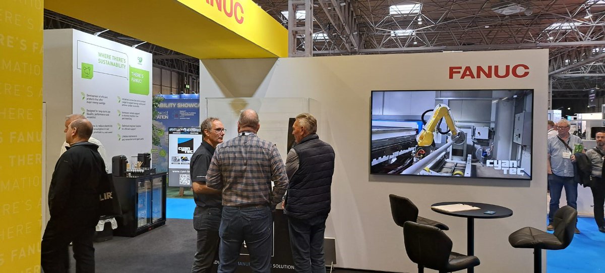 It's Smart Manufacturing &amp; Engineering Week at the NEC Birmingham, and we are proud to be a part of the amazing Fanuc UK stand. 

Come and see our team to discuss your automation, laser and inkjet requirements on stand 4-B80!
#Automation #LaserTechnology #IndustrialInkjet