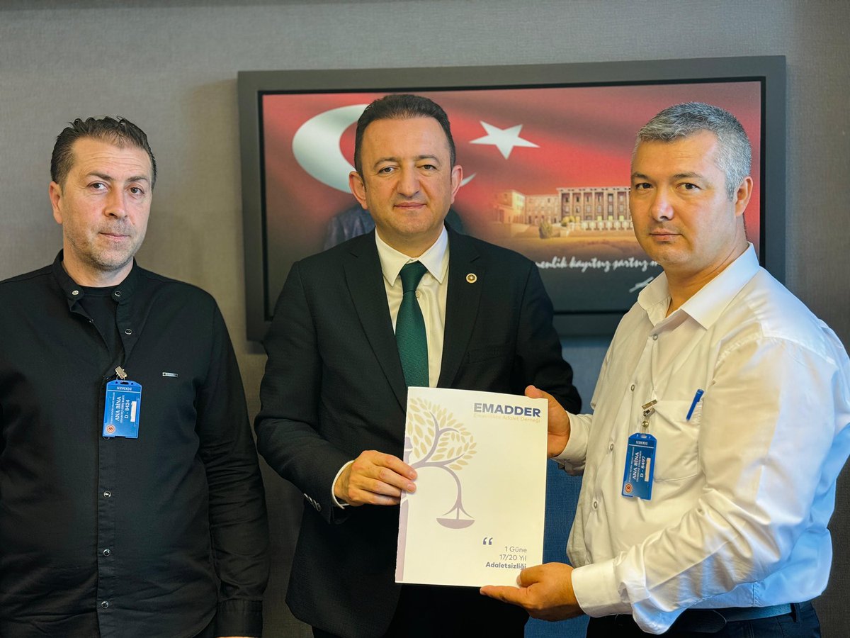 Emeklilikte Adalet Derneği Ankara İl Temsilcileri Recep Yılmaz ve Osman Özbek’i meclisimizde ağırladım. 

Adaletten yoksun bir anlayışla mağdur edilen, sadece 1 günle 17 yıl emeklilik beklemek zorunda kalacak olanların sesini meclisimize taşımaya devam edeceğim.