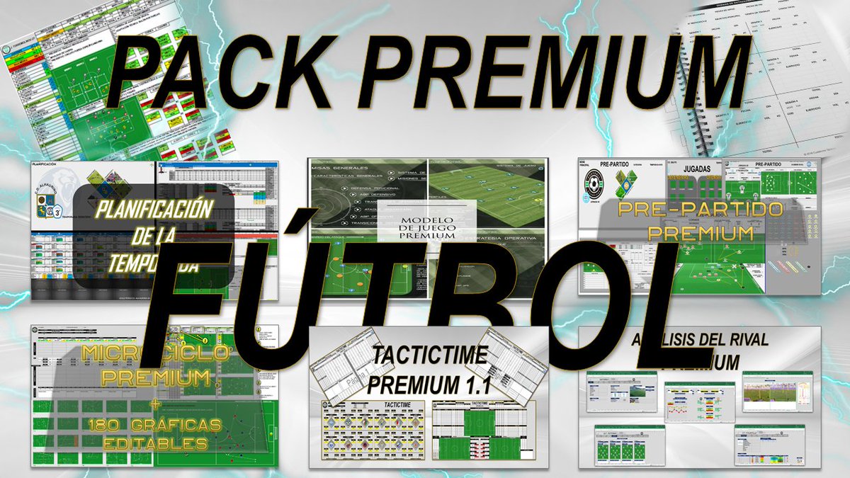 😜Estamos a tope!!! 
-Enviado el cuaderno gratis (mirad en spam o me escribís)
-Actualización 2.2 de Microciclo Premium
-Pronto sale a la luz "Scouting de jug. Premium"
-Pack Formatos Premium
-Pack Cuadernos Tácticos
📩jesuspjfutbol@gmail.com para info #futbol