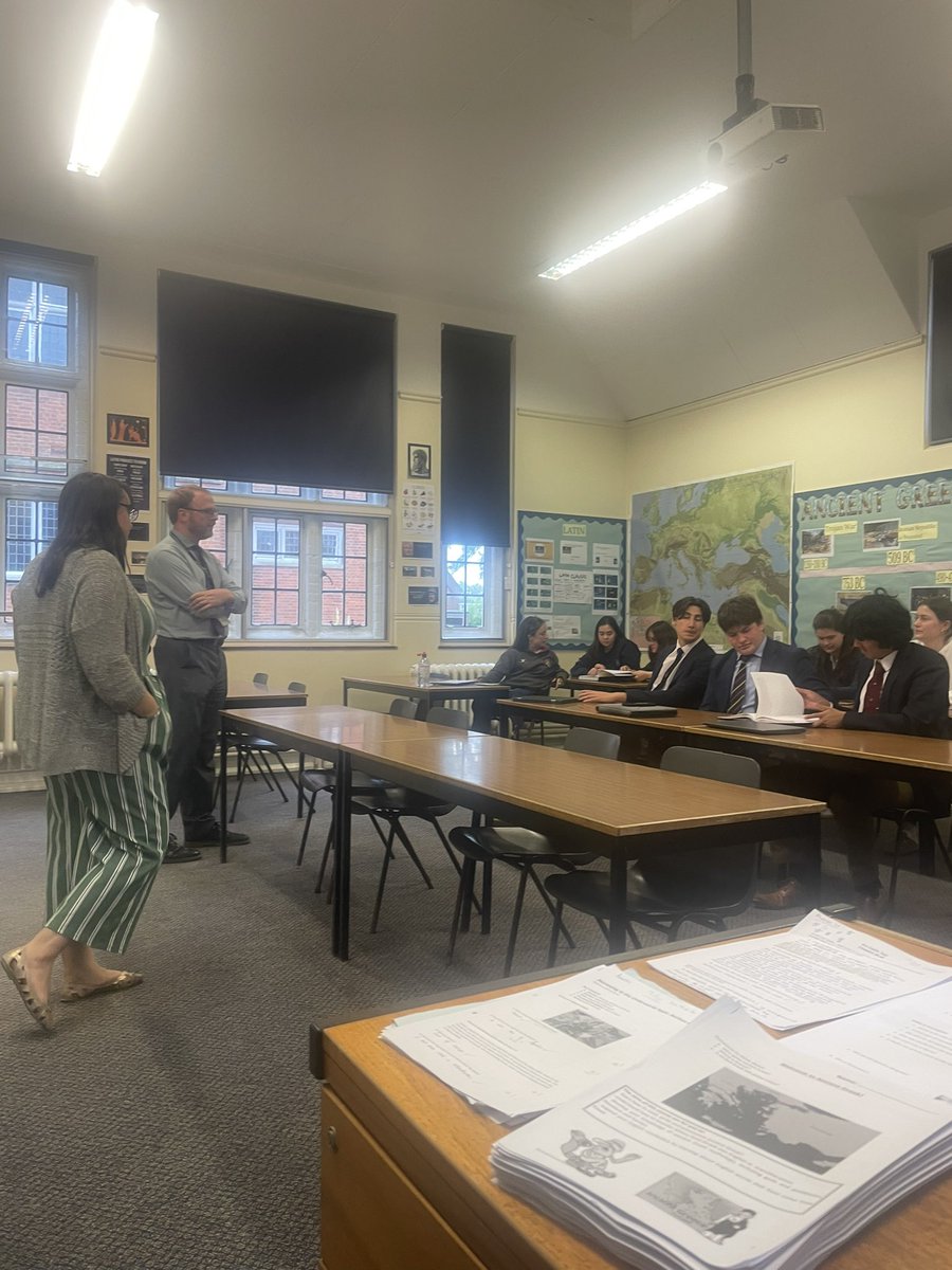 We were delighted to welcome Dr Strange and Dr Strong from <a href="/felstedhistory/">Felsted History</a> this week who spoke to us about further study at university, from undergraduate right up to their experience of completing a PhD. Very insightful and we had fun exploring their theses! #felstedinspires