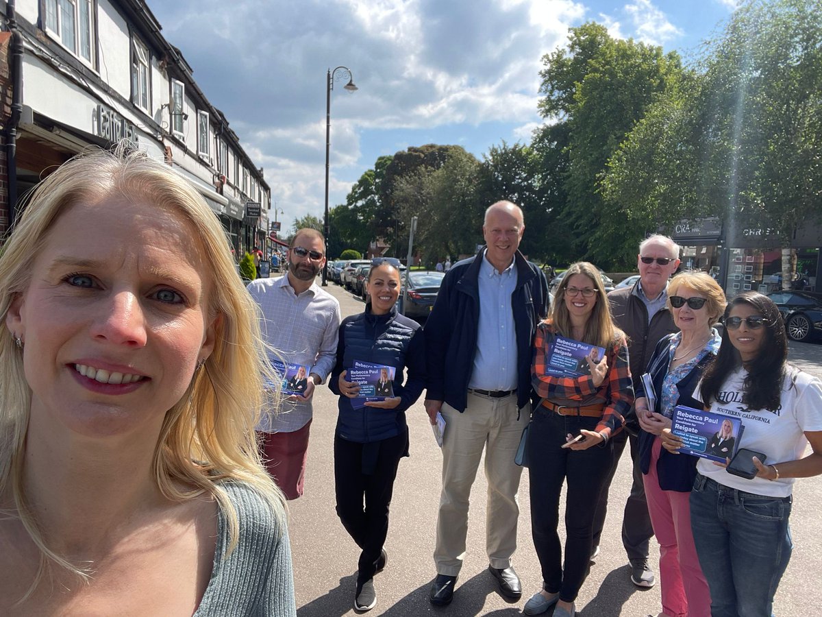 ReigateConservatives (@rbconservative) on Twitter photo We've been busy going up and down the constituency to hear your voices and connect with residents.
Great to have Chris Grayling join our amazing Parliamentary candidate, <a href="/Rebecca_SPaul/">Rebecca Paul MP</a> this morning in Banstead. 💥 What a team! We've been busy going up and down the constituency to hear your voices and connect with residents.
Great to have Chris Grayling join our amazing Parliamentary candidate, <a href="/Rebecca_SPaul/">Rebecca Paul MP</a> this morning in Banstead. 💥 What a team!