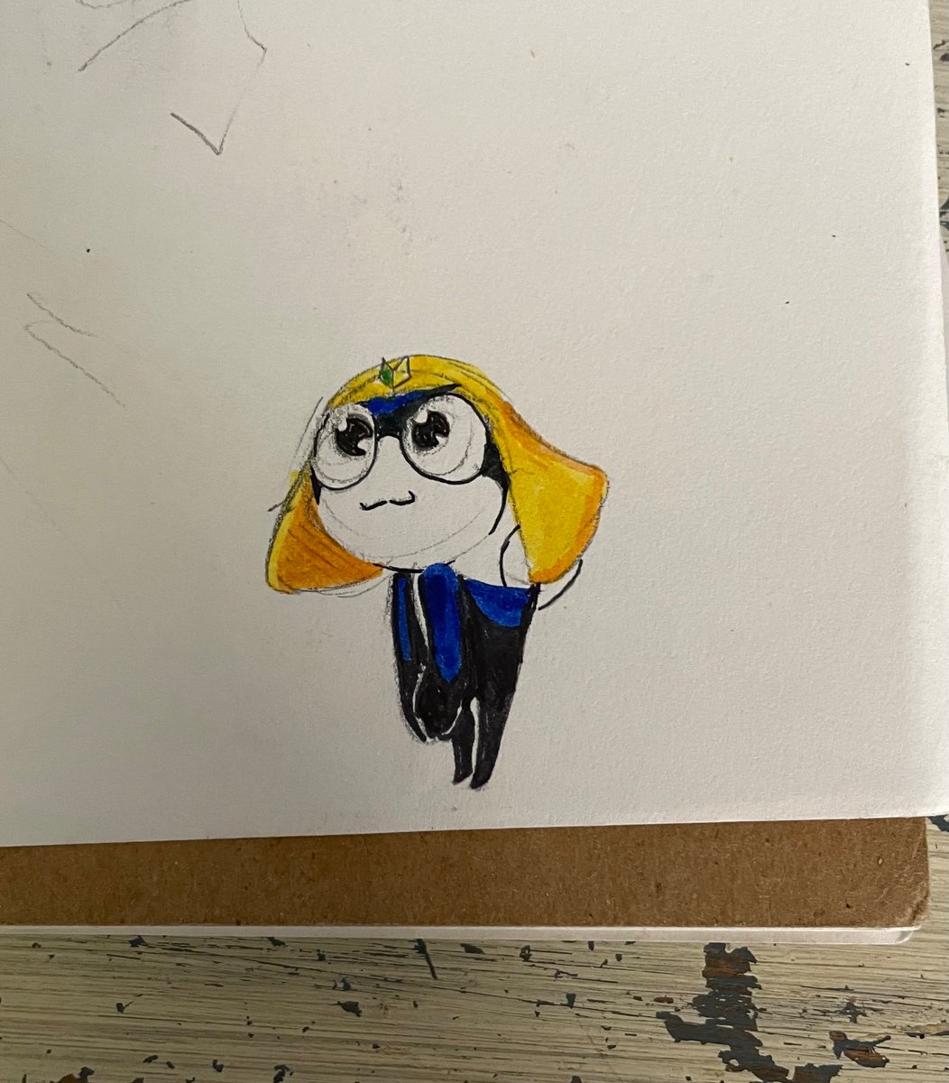 krypt0100's tweet photo. Found this in my sketchbook. Cute https://t.co/m5upYNB0Aj