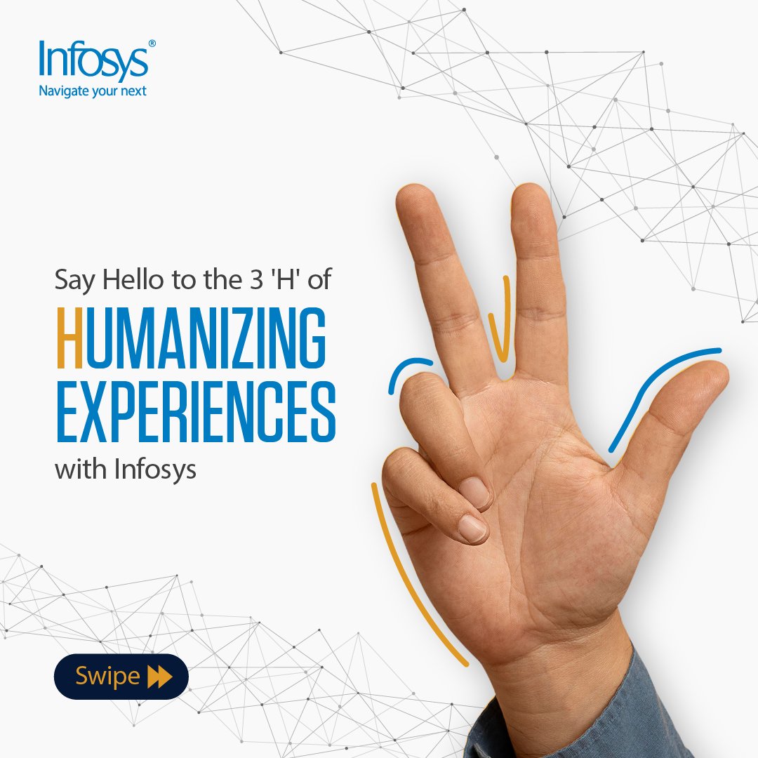 Infosys's tweet photo. Happy, thriving employees in a flexible hybrid world?
✅ Infosys makes it real with Humanizing Experiences! #GartnerDW #NextAtWork Visit booth #202 and transform your business.
Click here to know more ➡️https://t.co/kGLCaiJMil https://t.co/yXp0rqLwmJ