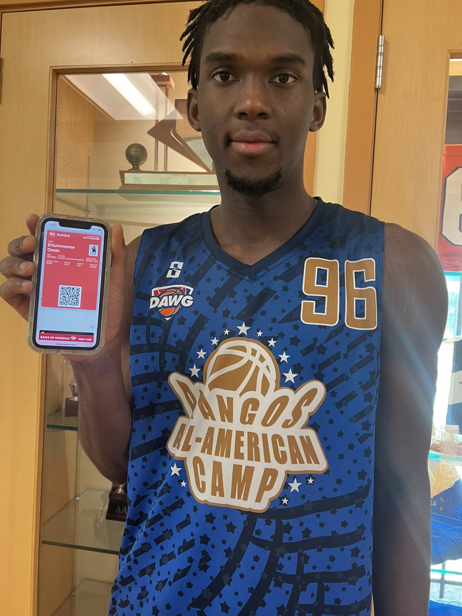 The Players Circle (@theplayerso) on Twitter photo Providence commit Erhunmwunse Oswin uses his Player ID to share his player info and social handles with scouts and media during <a href="/PangosAACamp/">Pangos All-American Camp</a>
Save his ID to your Apple Wallet to receive updates on his profile.
🔗 playerid.app/user/bnAav20jZ… Providence commit Erhunmwunse Oswin uses his Player ID to share his player info and social handles with scouts and media during <a href="/PangosAACamp/">Pangos All-American Camp</a>
Save his ID to your Apple Wallet to receive updates on his profile.
🔗 playerid.app/user/bnAav20jZ…