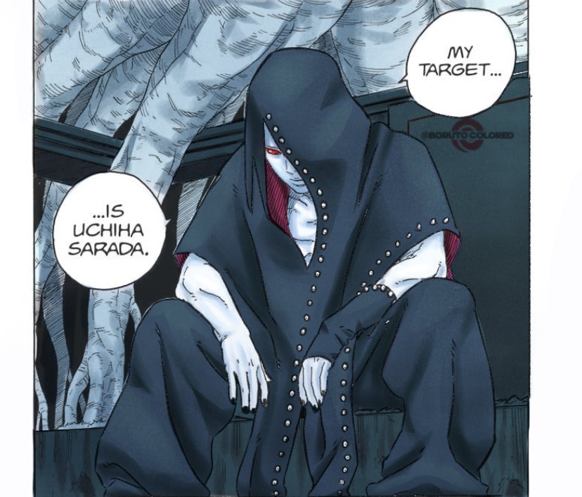 NANA_Y4W's tweet photo. THE BATTLE BETWEEN SARADA &amp; HIDARI  EXPLAINED 

This battle will lead her to “DIVINITY” or grant her godhood powers 

Thread 🧵 
#BorutoTwoBlueVortex #Boruto #BoroSara https://t.co/fROoPPzs5a