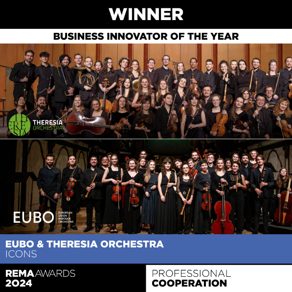 🌟 Award News! 🌟
<a href="/Theresiatwitt/">Theresia Orchestra</a> and <a href="/EUBO_Live/">EUBaroqueOrchestra</a>  just won the Business Innovator of the Year Award from @REMA_EarlyMusic  🏆
We're super proud! 

Huge thanks to <a href="/ICONSinnovation/">ICONS Innovation Strategies</a> for their firm commitment and philanthropic vision in supporting early-career HIP-musicians.